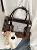 Bolso Retro Simple Estilo Coreano Bolso Cuadrado Pequeño Bolso de Mujer 2026 Primavera Nuevo Estilo Bolso de Hombro Único Cruzado con Textura para Mujer