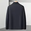 Jaqueta Masculina Estilo Pai 2026 Outono Novo Estilo Gola Reversível Executiva Business Uso Diário À Prova de Vento Jaqueta Masculina