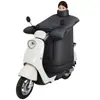 Manta cortavientos y calentadora de cuello para patinete eléctrico, forrada de forro polar y engrosada para el calor invernal, manta cortavientos impermeable para motocicleta eléctrica