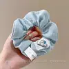 Acessório de cabelo elástico, estilo jovem, scrunchie moderno novo de 2025, headwear de tecido de malha elegante de verão para mulheres