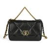 Bolso Acolchado Nube Estilo Chanel 2025 Bolso de Cadena Bolso con Solapa de Cuero Genuino Bolso de Hombro Cruzado para Mujer Patrón Acolchado
