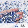 Rhinestones planos de cristal, rhinestones para decoración de uñas, decoraciones brillantes para fundas de teléfono DIY, rhinestones grandes en forma de abanico, rhinestones redondos, rhinestones de colores al por mayor