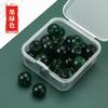 Botones de Cheongsam de Jade Colorido, Botones Redondos Perlados, Botones de Resina Coloridos, Camisas de Traje Tang de la Dinastía Han, Botones de Perlas de Jade para Cheongsam