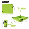 Cojín de almacenamiento impermeable plegable de doble uso para exteriores, bandeja escurridora de frutas para picnic portátil ultraligera, alfombrilla de camping de tela Oxford