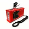 Rádio com Manivela Alimentado por Energia Solar de Fábrica com Função de Rádio, Pode Ser Usado para Uso de Emergência em Celular, Bateria de 2000mAh