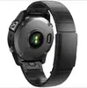 Para Jiaming Garmin Fenix 7X 6X Pro 5X Plus pulseira de relógio uma conta liberação rápida pulseira de titânio