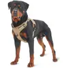 Coleira Peitoral Tática para Pet Outdoor Transfronteiriça Colete de Cachorro Refletivo de Segurança Cinto de Malha Ajustável Alça Corda de Tração
