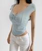 Camiseta Sin Mangas Moldeadora de Cuerpo Sexy 'Pure Desire' para Mujer, Chica Dulce y Picante, Corte Ajustado, Top Base Versátil para Vestir por Encima