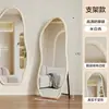Espejo de cuerpo entero, espejo de pie, espejo de vidrio para el hogar, espejo de pared, nuevo estilo 2026, para habitaciones de niñas, espejo de tocador de pared