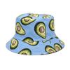 Sombrero de pescador de frutas aguacate transfronterizo para hombres y mujeres, sombrero de sol para deportes de ocio al aire libre de verano, compras