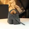 Mini Bolso Tejido 2026 Nuevo Estilo Piel Genuina Bolso Pequeño Simple Casual Bolso de Hombro Bolso Cruzado con Cadena para Mujeres Moderno