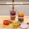 Contenedor de almacenamiento sellado de vidrio de grado alimenticio para pepinillos, almacenamiento de pepinillos en el refrigerador y frasco pequeño para verduras/alimentos fermentados