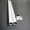 Tubo Rígido Preto de 16mm de Diâmetro com Rosca Interna em Ambas as Extremidades para Conexão de Luminária de Chão, Haste de Extensão Intermediária, Haste de Suspensão para Lustre