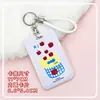 Estuche Deslizante para Tarjetas de ABS Estudiante Pecho Tarjeta de Acceso Tarjeta de Comida Bolsa Anti-pérdida Colgante del Cuello Estuche de Identificación Cubierta Protectora Hombres y Mujeres en stock