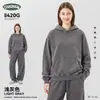 Sudadera con capucha Ckx Marca de moda Algodón Puro 420g Peso Pesado Teñido con Cera Vintage Sudaderas con Capucha Casual Deportiva Estilo Americano para Hombre