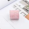 Cuerda de Algodón de Dos Colores de 1.5 mm Cortina Decoración DIY Cuerda Trenzada Hecha a Mano Colgante para Teléfono Móvil Accesorios Coloridos Llavero Adorno Colgante
