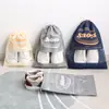 En Stock Bolsa de Zapato No Tejida Bolsa con Cordón a Prueba de Polvo para Viaje Bolsa de Almacenamiento para Ropa y Zapatos Bolsa con Cordón para Zapatos de Temporada Venta al por Mayor