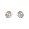 Pendientes de Perla Irregular Cepillada Personalizados y de Moda, Estilo Retro Francés, Pendientes Elegantes con un Toque de Lujo Ligero y de Alta Gama