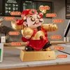 Gran Adorno del Dios de la Riqueza Estilo Chino Nuevo Tendencia Nacional Adorno para Sala de Estar Entrada Oficina Tienda Regalo de Inauguración