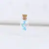 Japonês e Coreano Mais Vendidos Fresco e Doce Garrafa de Vidro de Garrafa de Deriva Trevo de Quatro Folhas Dente-de-Leão Flor Real Flor Seca Colar Modelo de Melhor Amiga