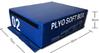 Caja de Salto Suave Caja de Salto de Entrenamiento para Niños Suave 4 en 1 Caja de Salto Entrenamiento de Fuerza Explosiva de Músculos de Pierna Taburete de Salto