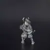 Figurita de Modelo de Guerrero Soldado Shogunato de Cobre Blanco Vintage Juguete Regalo para Niños Juego de Escritorio Decoración de Coche Adorno de Cobre