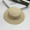 Venta Caliente Transfronteriza Sombrero de Paja Estilo Chanel para Gato Perro Mini Sombrero Sombrero de Algodón para Bebé Sombrero de Muñeca Sombrero de Juguete Sombrero Pequeño