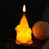 Lâmpada de vela eletrônica LED criativa de Natal casamento chama simulada adereços de layout de local luz noturna eletrônica
