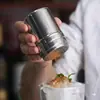 Recipiente Grande para Pó Pote de Tempero Pote de Tempero de Aço Inoxidável Pote de Pimenta Garrafa de Tempero Pote de Tempero Utensílios de Cozinha Tempero Doméstico