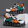 Sapatos Infantis Primavera Outono 2026 Novos Malha Respirável Tênis Esportivos Infantis Crianças Médias e Grandes Tênis de Corrida Sapatos de Comércio Exterior
