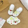 2025 Cereja Fresca Laço Limão Fofo Acessórios de Brinquedo de Pelúcia Charms de Sapato Destacáveis DIY para Crocs