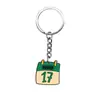 Centenas de St. Pingentes de Chaveiro Dia de São Patrício, Decorações de Chaveiro Chapéu Verde DIY de Borracha Macia em PVC, Itens de Presente