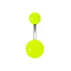 Piercing de Umbigo de Aço Inoxidável Transfronteiriço Argola de Umbigo com Bola Acrílica Luminosa Piercing Simples de Moda com Rosca Joias Atacado