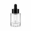 Stock Listo del Fabricante 50ml100ml Botella Cilíndrica de Fondo Grueso Botella para Sub-Embotellado de Cosméticos Esencia de Rocío Puro Hidratante