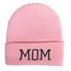 Gorra de Punto Bordada Xiyin TEMU Transfronteriza MOM DAD Versátil Estilo Coreano Gorro de Lana para Montar al Aire Libre Gorra Pulóver