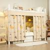 Nueva Cortina de Cama Tipo Riel Deslizante para Dormitorio Estudiantil Cortina Opaca Fuerte Cortina para Dormitorio Tela Opaca Valla Cortina Especial para Litera Inferior