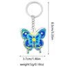 Chaveiro Acrílico Borboleta Novo Transfronteiriço Pingente Colorido de Primavera Joia Pequeno Presente