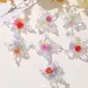 Pendientes de Estilo Fresco, Tachuelas, Pines para Sombrero, Broches, Accesorios de Flor para Zapatos, con Lirio del Valle de Colores de Verano, Lentejuelas y Flor Hueca para Manualidades