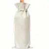 Sacos de Linho Vermelho Espessos para Vinho Amazon, Sacos de Linho para Vinho, Sacos de Presente para Festas de Casamento, Sacos de Linho Vermelho com Cordão