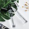 Botella de Vidrio Personalizada de 10 ml Estilizada con Spray Alto Botella Rectangular para Perfume Boquilla de Presión Botella de Relleno para Cosméticos