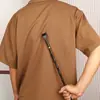 Sándalo morado Ébano cabeza de cobre cosquillas cabeza de cobre caña de bambú cuenta redonda vara redonda lámina ébano grueso cosquillas rasguño artesanías