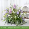 Caixa de Flores de HortênsiaHortênsia Artificial Planta Verde Biônica Grande Cone de Flores Caixa de Flores de Hortênsia Combinação de Paisagismo Decoração