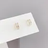 Pendientes Coreanos Dongdaemun Exquisitos con Microincrustaciones de Circonita Pendientes Pequeños para Mujer Pendientes Exquisitos con Microincrustaciones de Circonita Pin de Plata s925