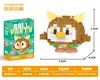 Compatible con Bloques de Construcción de Micropartículas Lego Muñecos de Dibujos Animados Educativos para Niños Ensamblaje Escritorio Celebridad de Internet Puesto Callejero Juguetes al por Mayor