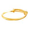 Pulsera de bebé de oro arena de alta calidad mate de larga duración, pulsera ajustable, regalo de luna llena, regalo para un año para hombres y mujeres