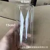 Taza de Vela de Vidrio de Borosilicato Alto Portavelas Europeo Transparente Adornos Sello de Corcho Aromaterapia Decoración de Boda Taza de Vela