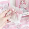 Manguitos de Chifón y Encaje Estilo Y2K para Primavera y Verano, Puños con Lazo para Niña Lolita, Guantes Protectores Solares Ocultantes para Mujer