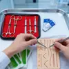 Kit de Módulos de Silicone para Treinamento de Sutura de Feridas para Oficiais Médicos, Venda Quente, Equipamento de Treinamento, Pacote de Módulos de Sutura