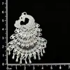 Accesorios de imán para refrigerador de la etnia Miao, piezas estilo chino de fénix y mariposa imitación plata, estilo étnico de plata Miao de nicho, pavo real, área escénica de Guizhou