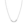 Colar de Prata para Mulheres Ins Luz de Luxo Nicho Corrente Delicada para Clavícula Elegante Estilo de Alta Qualidade Melhor Amiga Minimalista Pingente de Coração
